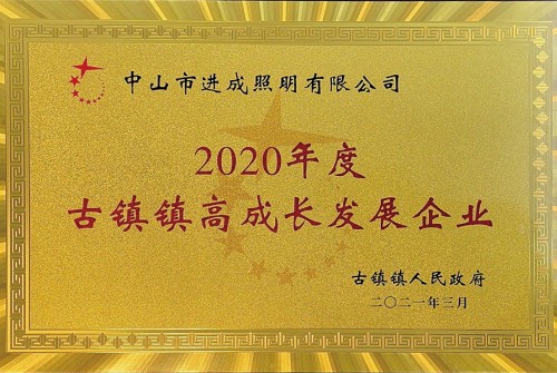 2020年度古镇镇高成长发展企业